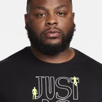 Nike чоловічі Fitness футболка колір чорний