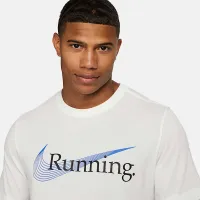 Nike Dri-FIT мужские Running футболка цвет белый