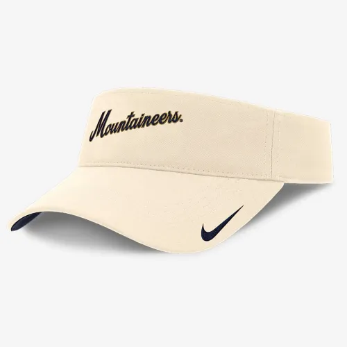 West Virginia Mountaineers Primetime Ace чоловічі Nike Dri-FIT College Adjustable Visor колір коричневий