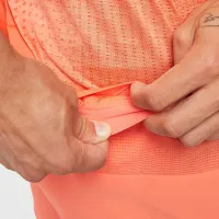 Nike TechKnit мужские Dri-FIT ADV Short-Sleeve Running Top Pink