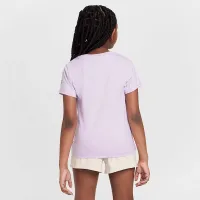 Nike Little дитячі Wildflower Futura футболка Pink