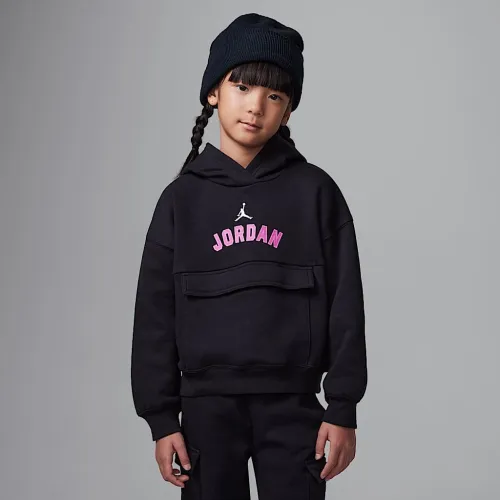 Nike Jordan Y2K Little детские Pullover Толстовка с капюшоном цвет черный