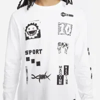 Nike Sportswear A.I.R. Machine чоловічі Long-Sleeve футболка колір білий