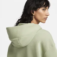Nike Sportswear Phoenix Fleece женская оверсайз Full-Zip Толстовка с капюшоном цвет зеленый