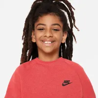 Nike Sportswear Tech Fleece Big дитячі (для хлопчиків) світшот колір червоний