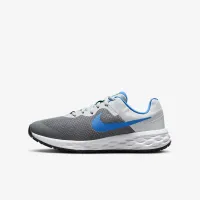 Nike Revolution 6 Big дитячі Road Running Кросівки колір сірий