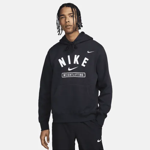 Nike чоловічі Weightlifting Pullover Толстовка з капюшоном колір чорний