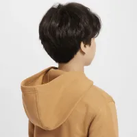 Nike Sportswear Club Fleece Big детские Full-Zip Толстовка с капюшоном цвет коричневый