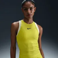 NikeCourt Slam жіноча Dri-FIT Tennis Tank Top колір зелений