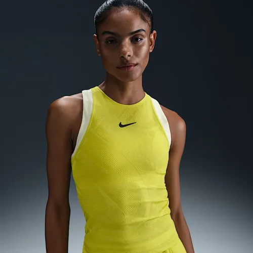 NikeCourt Slam женская Dri-FIT Tennis Tank Top цвет зеленый