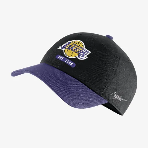 Los Angeles Lakers Heritage86 Icon Edition Nike NBA Cap колір чорний