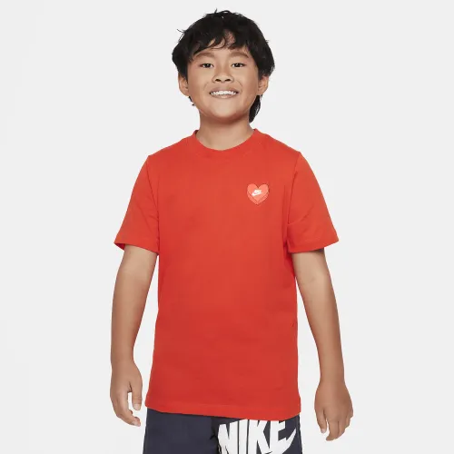 Nike Sportswear Big детские футболка цвет красный