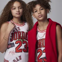 Nike Jordan23 Big детские Printed Jersey цвет серый