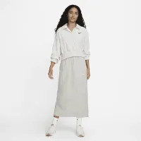 Nike Sportswear женская Velour Polo цвет серый