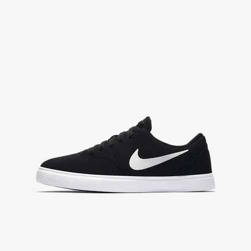 Nike SB Check Canvas Big детские Skate Кроссовки цвет черный
