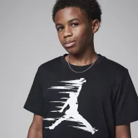Nike Jordan MVP Big детские Motion Jumpman футболка цвет черный