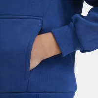 Nike Sportswear Club Fleece Big детские Full-Zip Толстовка с капюшоном синий
