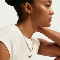 Nike Sportswear Chill Knit женская Tight Short-Sleeve Ribbed Top цвет белый