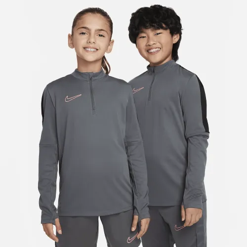 Nike Dri-FIT Academy23 Big детские Soccer Drill Top цвет серый