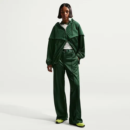 Nike Sportswear женская Loose Mid-Rise Belted Pintuck Pants цвет зеленый