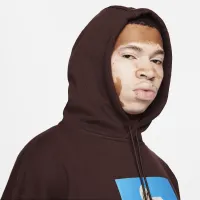 Nike SB Fleece Pullover Skate Толстовка з капюшоном колір коричневий