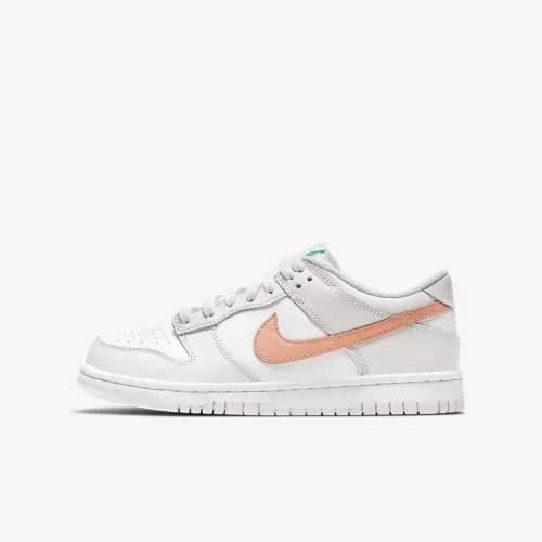 Nike Dunk Low Big детские Кроссовки цвет белый