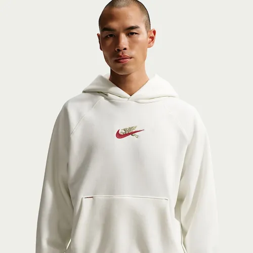 Nike Sportswear LNY чоловічі Fleece Толстовка з капюшоном колір білий