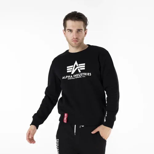 Кофта/футболка Alpha Industries Basic Sweater 17830203 -  Черная