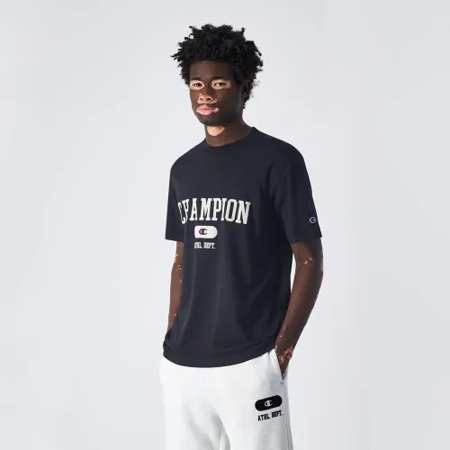 Футболка Champion Crewneck 220432-KK001 -  Черная