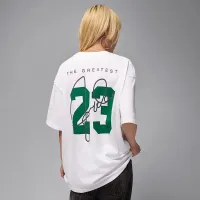 Nike Jordan Essentials жіноча Short-Sleeve Graphic футболка колір білий