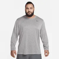 Nike Dri-FIT Legend чоловічі Long-Sleeve Fitness Top колір сірий