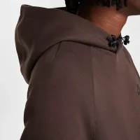 Nike Sportswear Tech Fleece мужские Pullover Толстовка с капюшоном цвет коричневый
