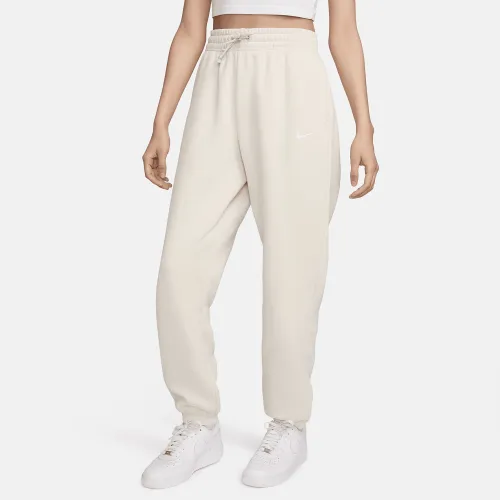 Nike Sportswear Phoenix Fleece женская С высокой Талией оверсайз Sweatpants цвет коричневый
