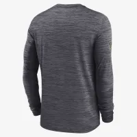 New Orleans Saints Sideline Velocity мужские Nike Dri-FIT NFL Long-Sleeve футболка цвет черный