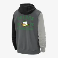 Oregon Club Fleece мужские Nike College Толстовка с капюшоном цвет серый
