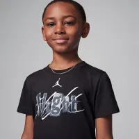 Nike Jordan Little детские Flight Team футболка цвет черный