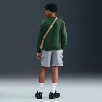 Nike Sportswear Club Fleece Big детские свитшот цвет зеленый