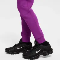Nike Sportswear Tech Fleece Big дитячі Reflective Joggers колір фіолетовий