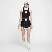 Nike Naomi Osaka жіноча Mock-Neck Cropped Tank Top колір чорний
