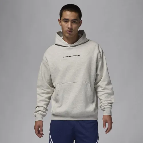 Nike Jordan Sport Hoop Fleece чоловічі Dri-FIT Pullover Толстовка з капюшоном колір сірий