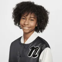 Nike Sportswear Girls' Varsity Куртка цвет черный