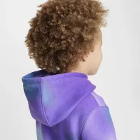 Nike Solarized Toddler Pullover Толстовка с капюшоном and Pants набор цвет фиолетовый