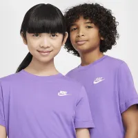 Nike Sportswear Big детские футболка цвет фиолетовый