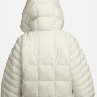 Nike Sportswear Swoosh Puffer PrimaLoft® женская Therma-FIT оверсайз Hooded Куртка цвет коричневый