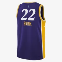 Cameron Brink Los Angeles Sparks 2024 Explorer Edition Big детские Nike Dri-FIT WNBA Swingman Jersey цвет фиолетовый