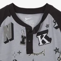 Nike Sportswear Next Gen Baby (0-9M) Tee Romper колір сірий
