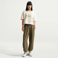 Nike Sportswear женская оверсайз Short-Sleeve футболка цвет белый