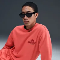 Nike Club мужские Fleece Crew Orange