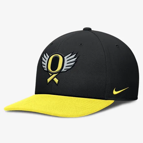 Oregon Ducks Sideline Pro мужские Nike Dri-FIT College Adjustable Hat цвет черный