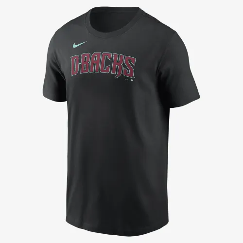 Arizona Diamondbacks Fuse Wordmark чоловічі Nike MLB футболка колір чорний